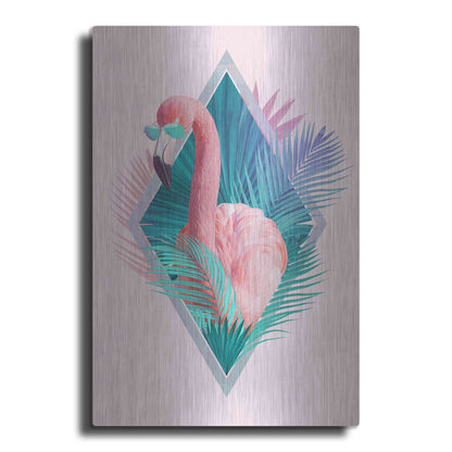 Luxe Metal Art 'Tropical Leaves' by Robert Farkas, Metal Wall Art