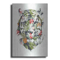 Luxe Metal Art 'Tropical Tiger' by Robert Farkas, Metal Wall Art