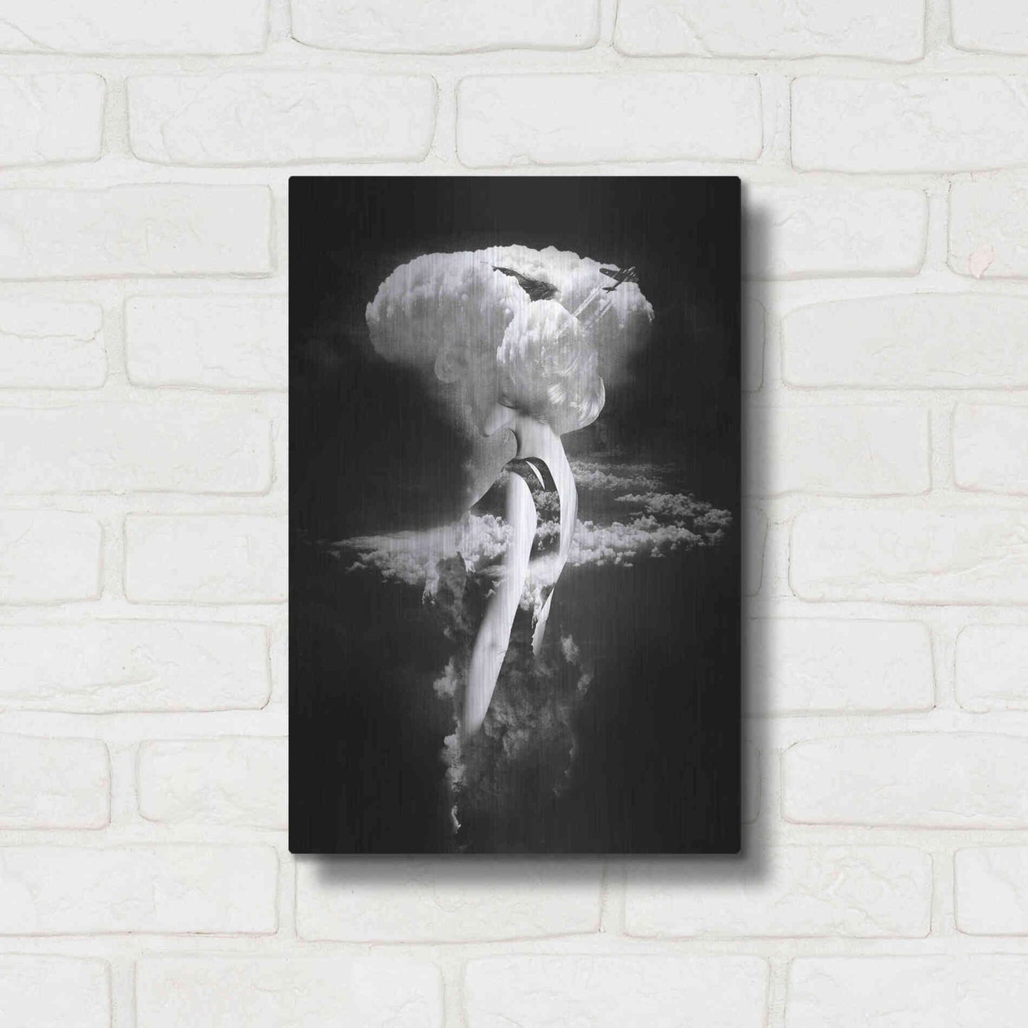 Luxe Metal Art 'War Goddess' by Robert Farkas, Metal Wall Art,12x16