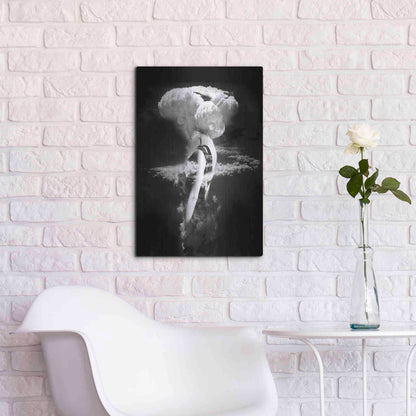 Luxe Metal Art 'War Goddess' by Robert Farkas, Metal Wall Art,16x24