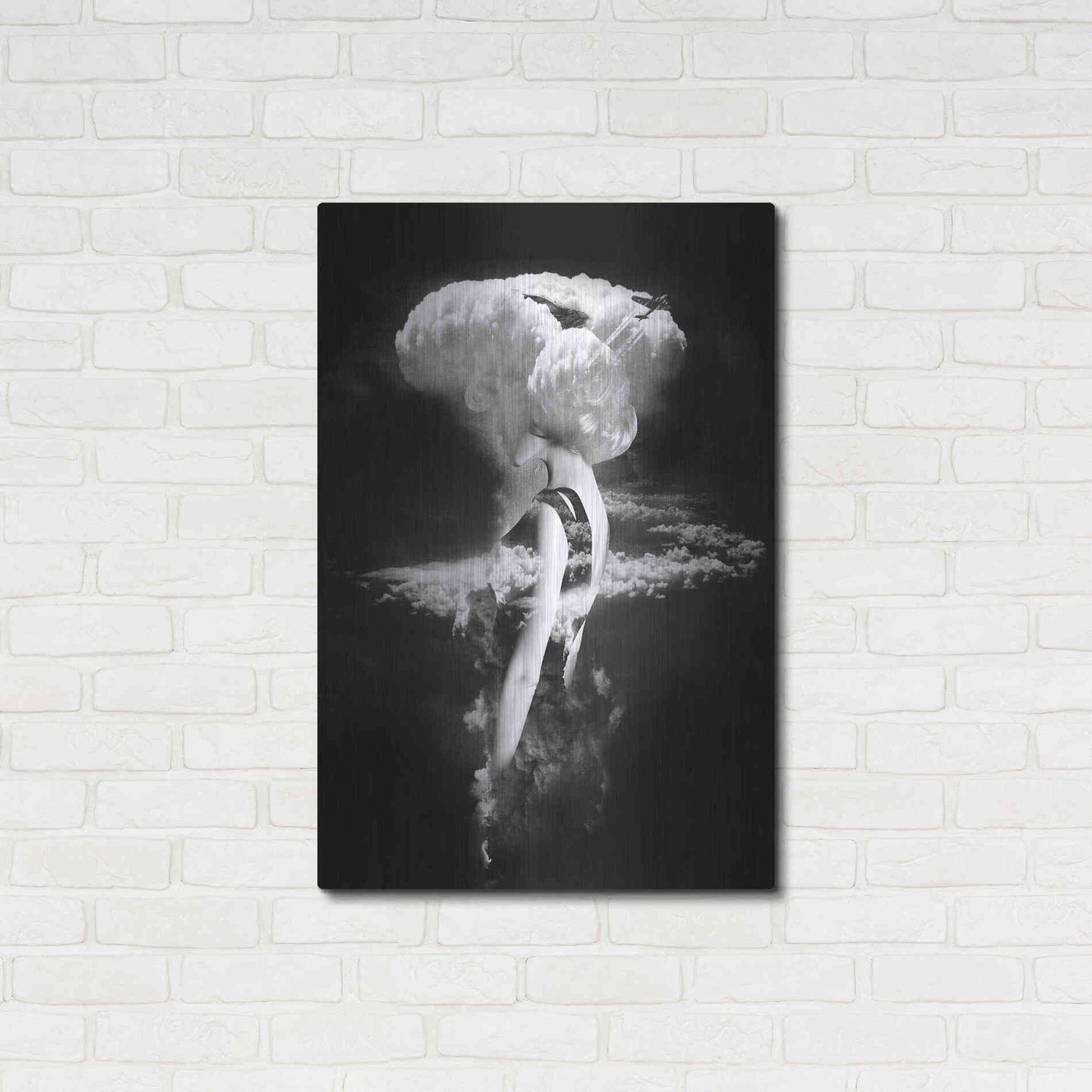 Luxe Metal Art 'War Goddess' by Robert Farkas, Metal Wall Art,24x36