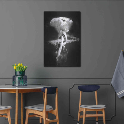 Luxe Metal Art 'War Goddess' by Robert Farkas, Metal Wall Art,24x36