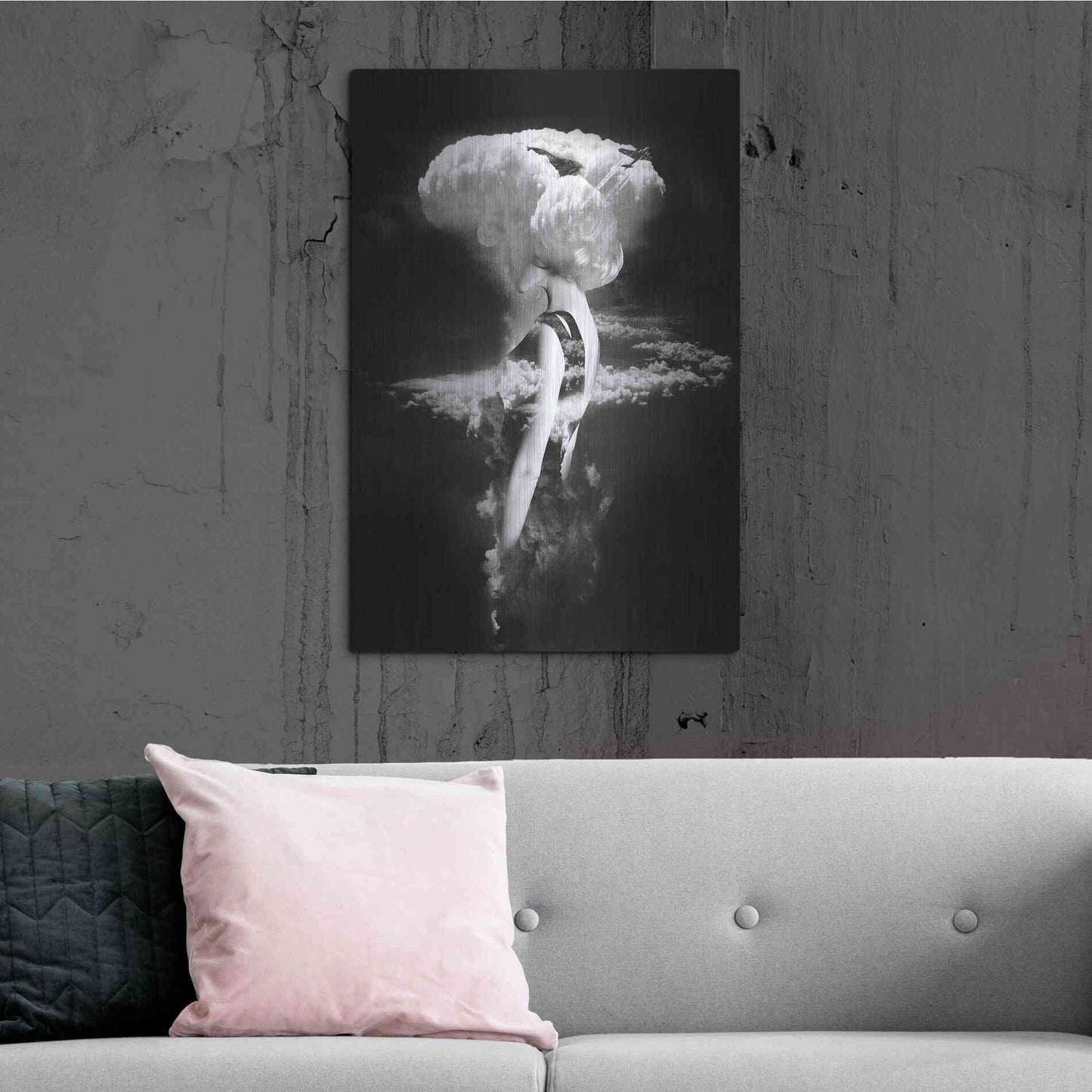 Luxe Metal Art 'War Goddess' by Robert Farkas, Metal Wall Art,24x36
