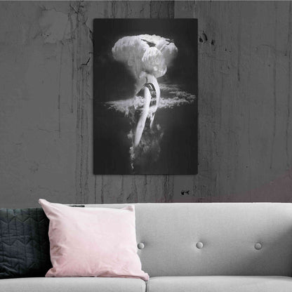 Luxe Metal Art 'War Goddess' by Robert Farkas, Metal Wall Art,24x36