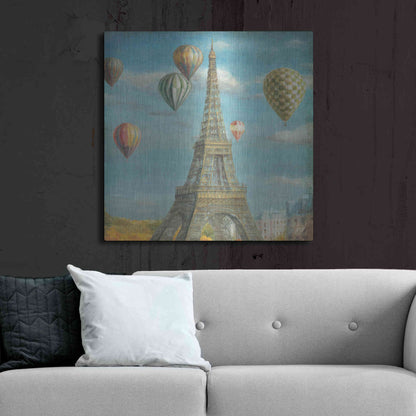 Luxe Metal Art 'Balloon Festival' by Danhui Nai, Metal Wall Art,36x36