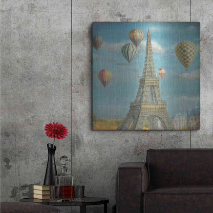 Luxe Metal Art 'Balloon Festival' by Danhui Nai, Metal Wall Art,36x36