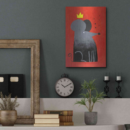 Luxe Metal Art 'The Swiss King' by Robert Filiuta, Metal Wall Art,12x16