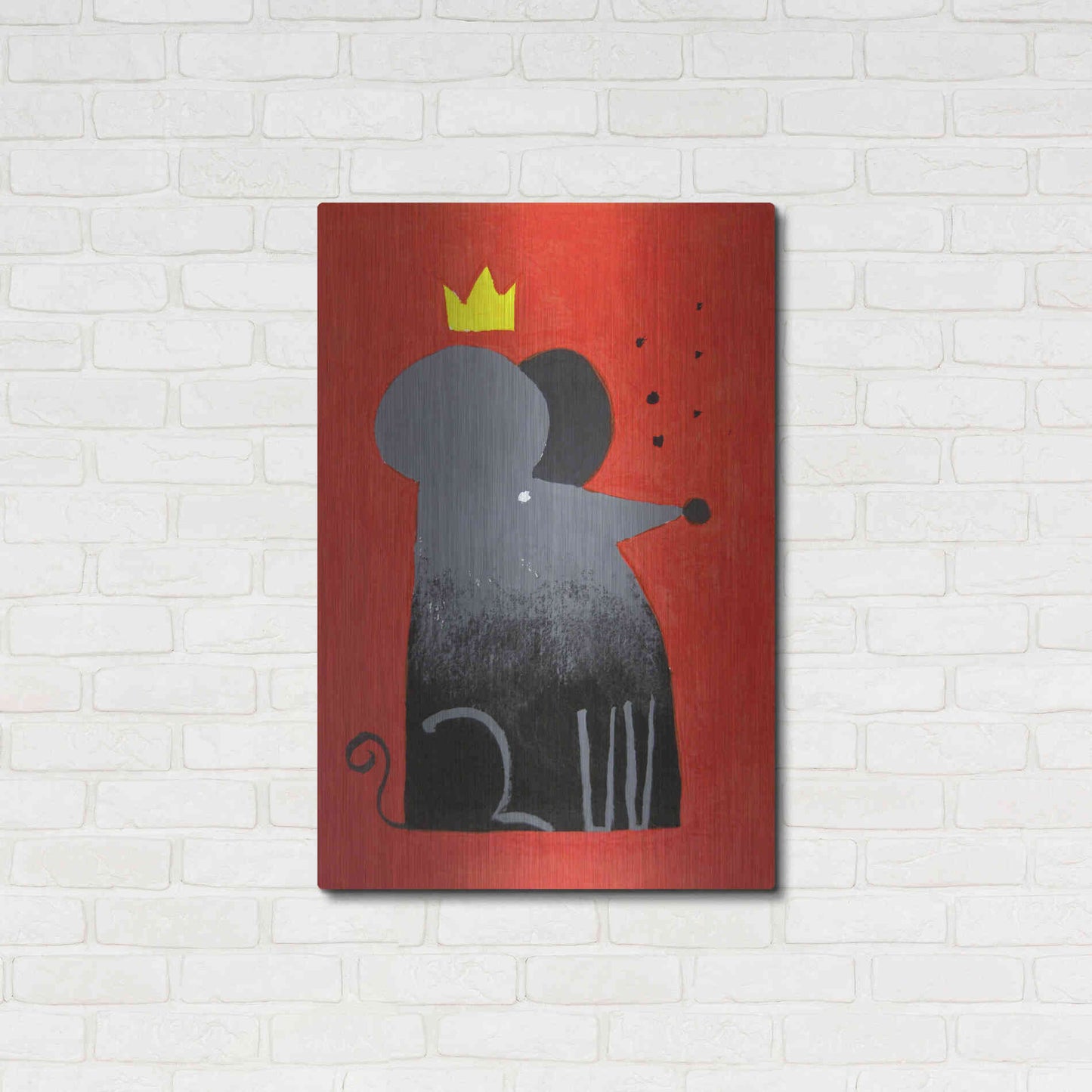 Luxe Metal Art 'The Swiss King' by Robert Filiuta, Metal Wall Art,24x36