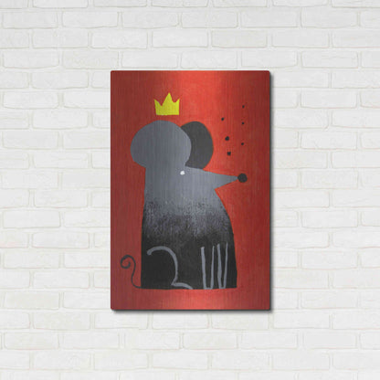 Luxe Metal Art 'The Swiss King' by Robert Filiuta, Metal Wall Art,24x36