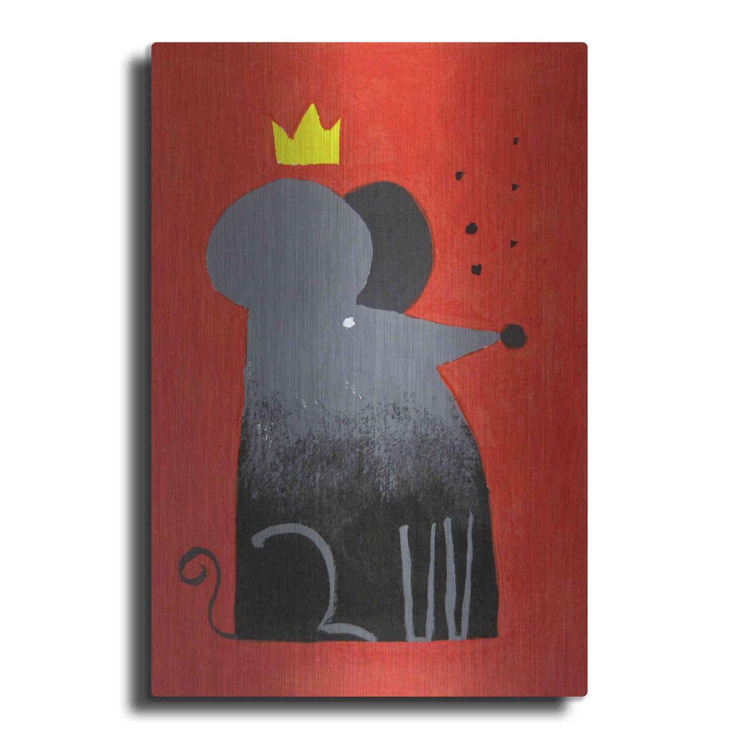 Luxe Metal Art 'The Swiss King' by Robert Filiuta, Metal Wall Art