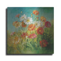 Luxe Metal Art 'Painted Daisies' by Danhui Nai, Metal Wall Art