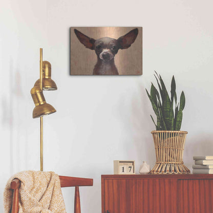 Luxe Metal Art 'Chihuahua' by Thomas Fluharty, Metal Wall Art,24x16