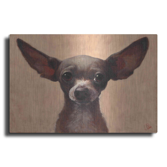 Luxe Metal Art 'Chihuahua' by Thomas Fluharty, Metal Wall Art