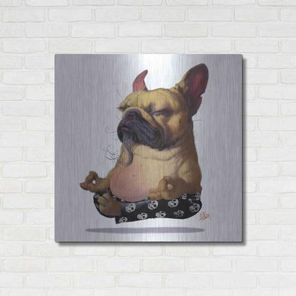 Luxe Metal Art 'Floater' by Thomas Fluharty, Metal Wall Art,36x36