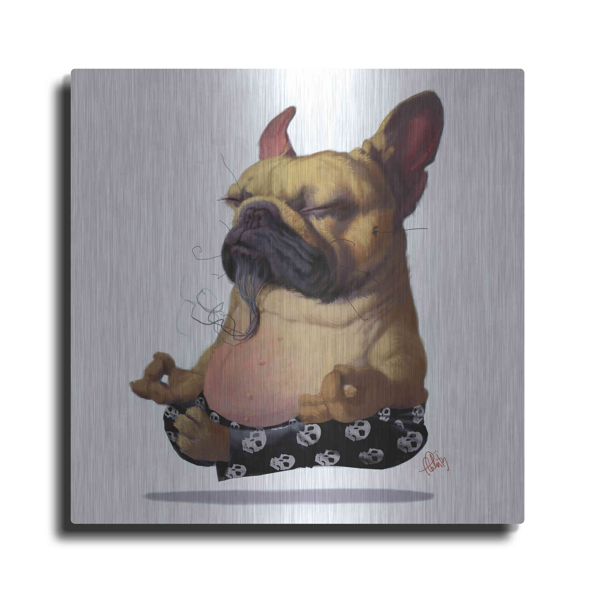 Luxe Metal Art 'Floater' by Thomas Fluharty, Metal Wall Art