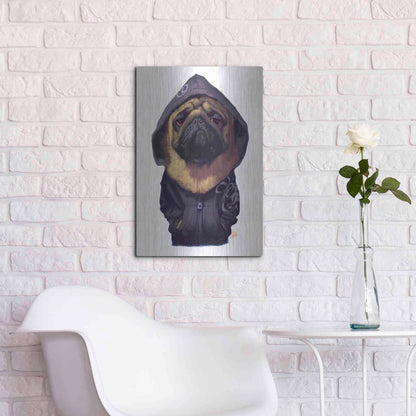 Luxe Metal Art 'Homie' by Thomas Fluharty, Metal Wall Art,16x24
