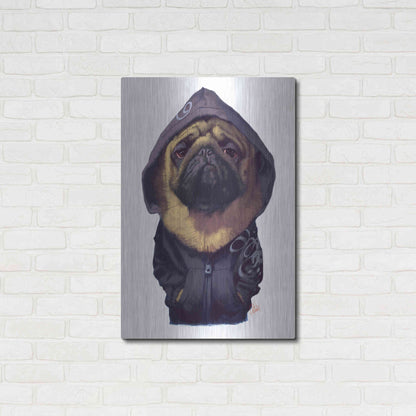 Luxe Metal Art 'Homie' by Thomas Fluharty, Metal Wall Art,24x36