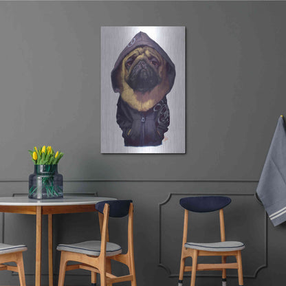 Luxe Metal Art 'Homie' by Thomas Fluharty, Metal Wall Art,24x36