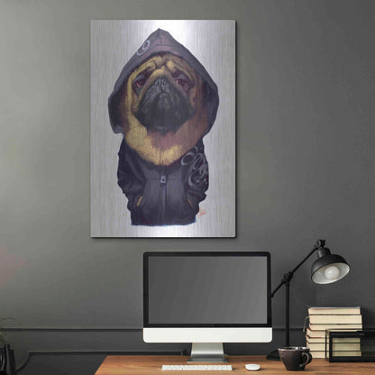 Luxe Metal Art 'Homie' by Thomas Fluharty, Metal Wall Art,24x36