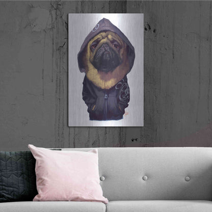 Luxe Metal Art 'Homie' by Thomas Fluharty, Metal Wall Art,24x36