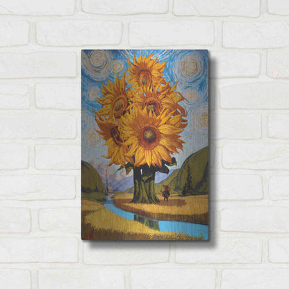 Luxe Metal Art 'In The Valley' by Thomas Fluharty, Metal Wall Art,12x16