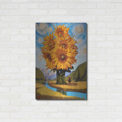 Luxe Metal Art 'In The Valley' by Thomas Fluharty, Metal Wall Art,24x36