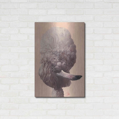 Luxe Metal Art 'Poodle' by Thomas Fluharty, Metal Wall Art,24x36