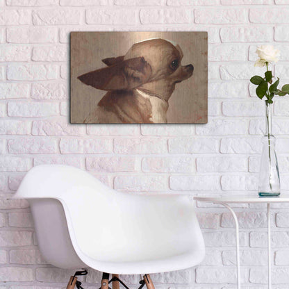 Luxe Metal Art 'Profile-Chihuahua' by Thomas Fluharty, Metal Wall Art,24x16