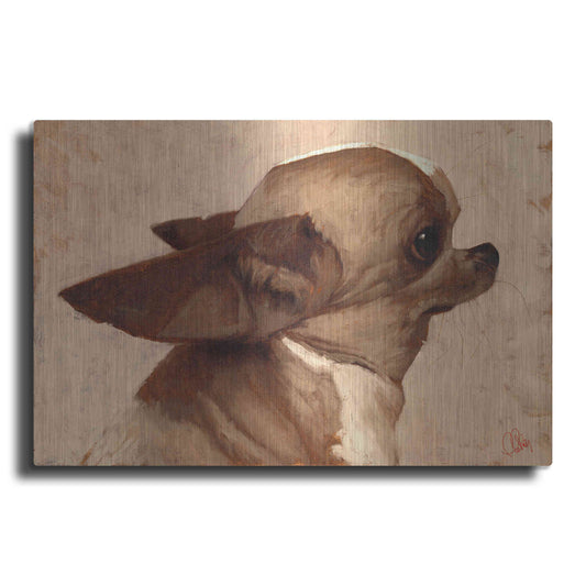 Luxe Metal Art 'Profile-Chihuahua' by Thomas Fluharty, Metal Wall Art