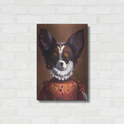 Luxe Metal Art 'Queenie' by Thomas Fluharty, Metal Wall Art,16x24
