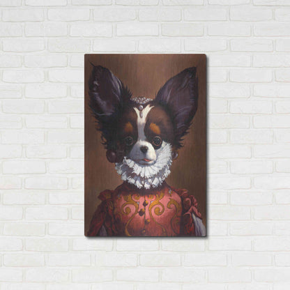 Luxe Metal Art 'Queenie' by Thomas Fluharty, Metal Wall Art,24x36
