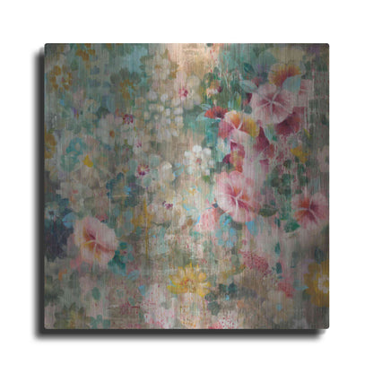 Luxe Metal Art 'Flower Shower' by Danhui Nai, Metal Wall Art
