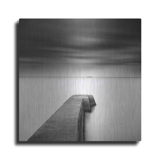 Luxe Metal Art 'The Jetty-Study #1' by Wilco Dragt, Metal Wall Art