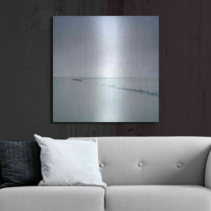 Luxe Metal Art 'When Time Has Passed' by Wilco Dragt, Metal Wall Art,36x36