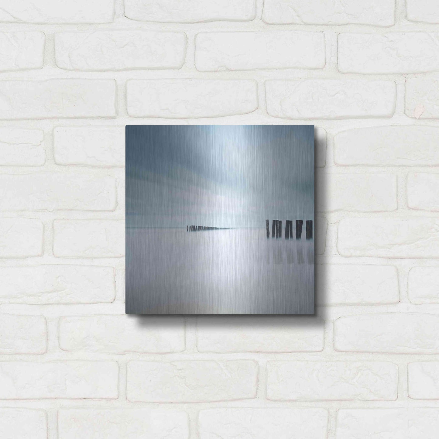 Luxe Metal Art 'Whispering' by Wilco Dragt, Metal Wall Art,12x12