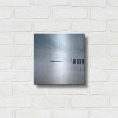 Luxe Metal Art 'Whispering' by Wilco Dragt, Metal Wall Art,12x12