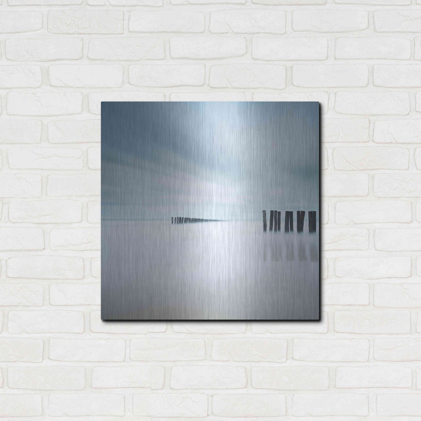 Luxe Metal Art 'Whispering' by Wilco Dragt, Metal Wall Art,24x24