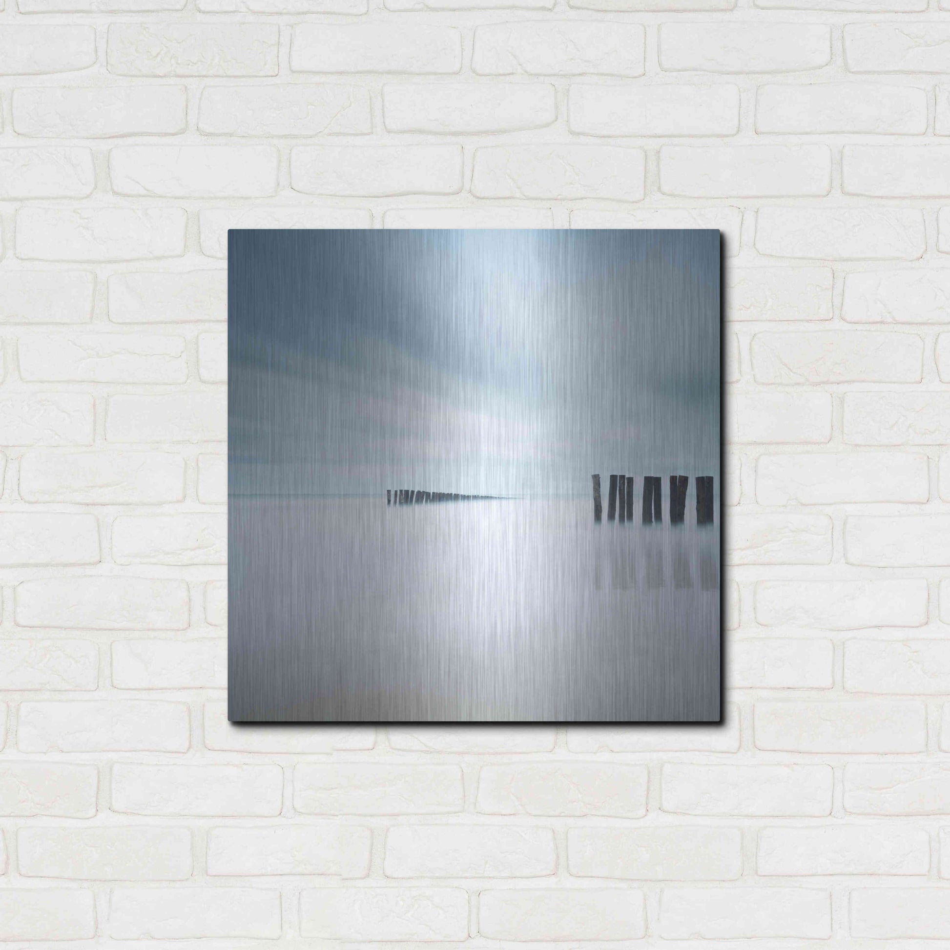 Luxe Metal Art 'Whispering' by Wilco Dragt, Metal Wall Art,24x24