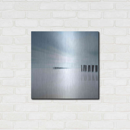 Luxe Metal Art 'Whispering' by Wilco Dragt, Metal Wall Art,24x24