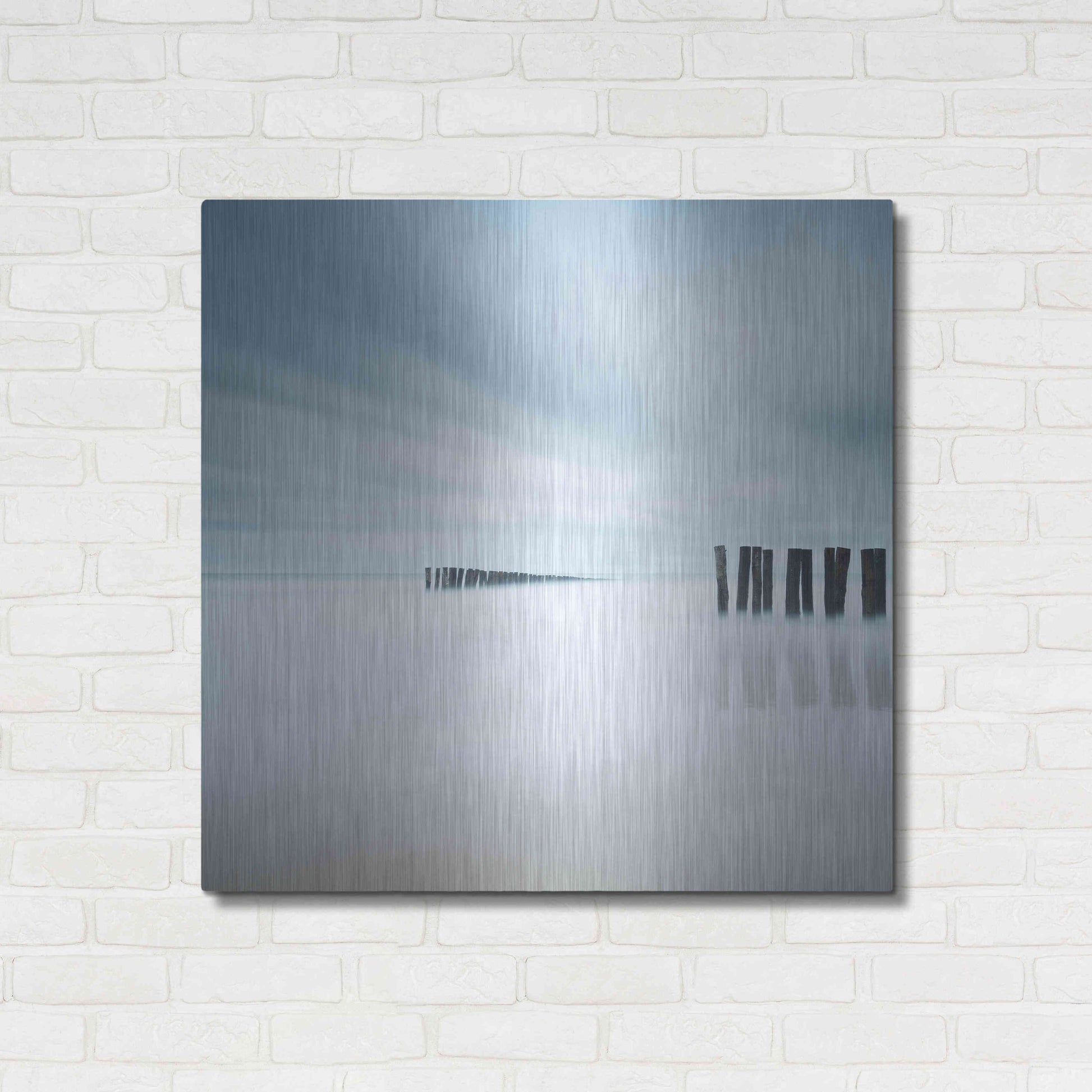 Luxe Metal Art 'Whispering' by Wilco Dragt, Metal Wall Art,36x36