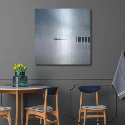 Luxe Metal Art 'Whispering' by Wilco Dragt, Metal Wall Art,36x36