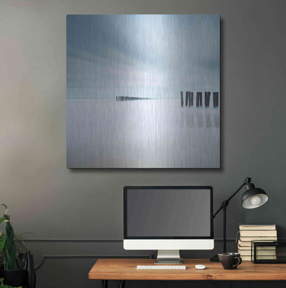 Luxe Metal Art 'Whispering' by Wilco Dragt, Metal Wall Art,36x36