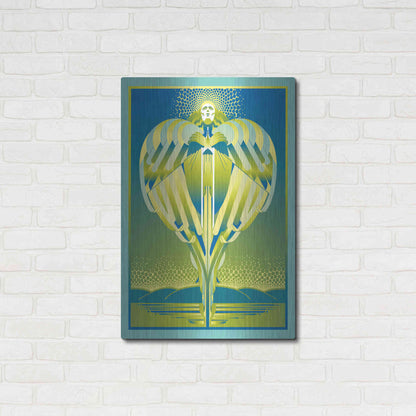 Luxe Metal Art 'Earth Angel' by David Chestnutt, Metal Wall Art,24x36