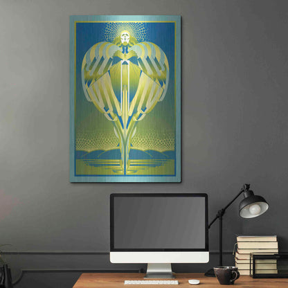 Luxe Metal Art 'Earth Angel' by David Chestnutt, Metal Wall Art,24x36