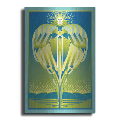 Luxe Metal Art 'Earth Angel' by David Chestnutt, Metal Wall Art