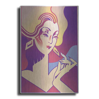 Luxe Metal Art 'Femme Fatale' by David Chestnutt, Metal Wall Art