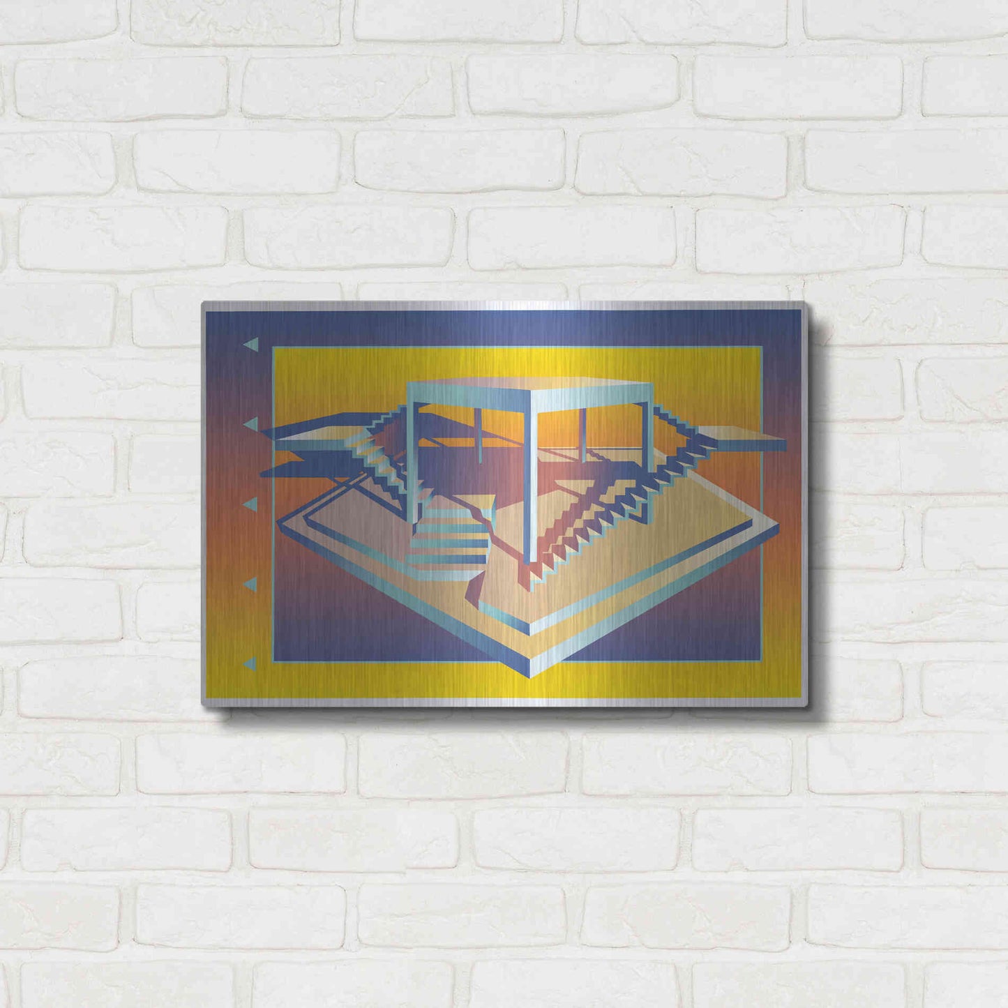 Luxe Metal Art 'Life Is But A Stage' by David Chestnutt, Metal Wall Art,24x16