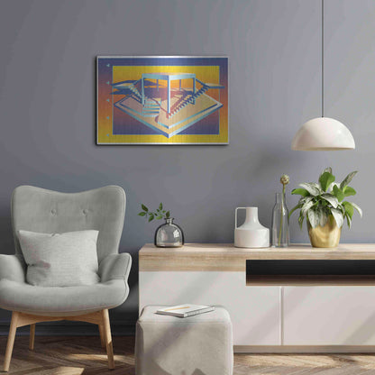 Luxe Metal Art 'Life Is But A Stage' by David Chestnutt, Metal Wall Art,24x16