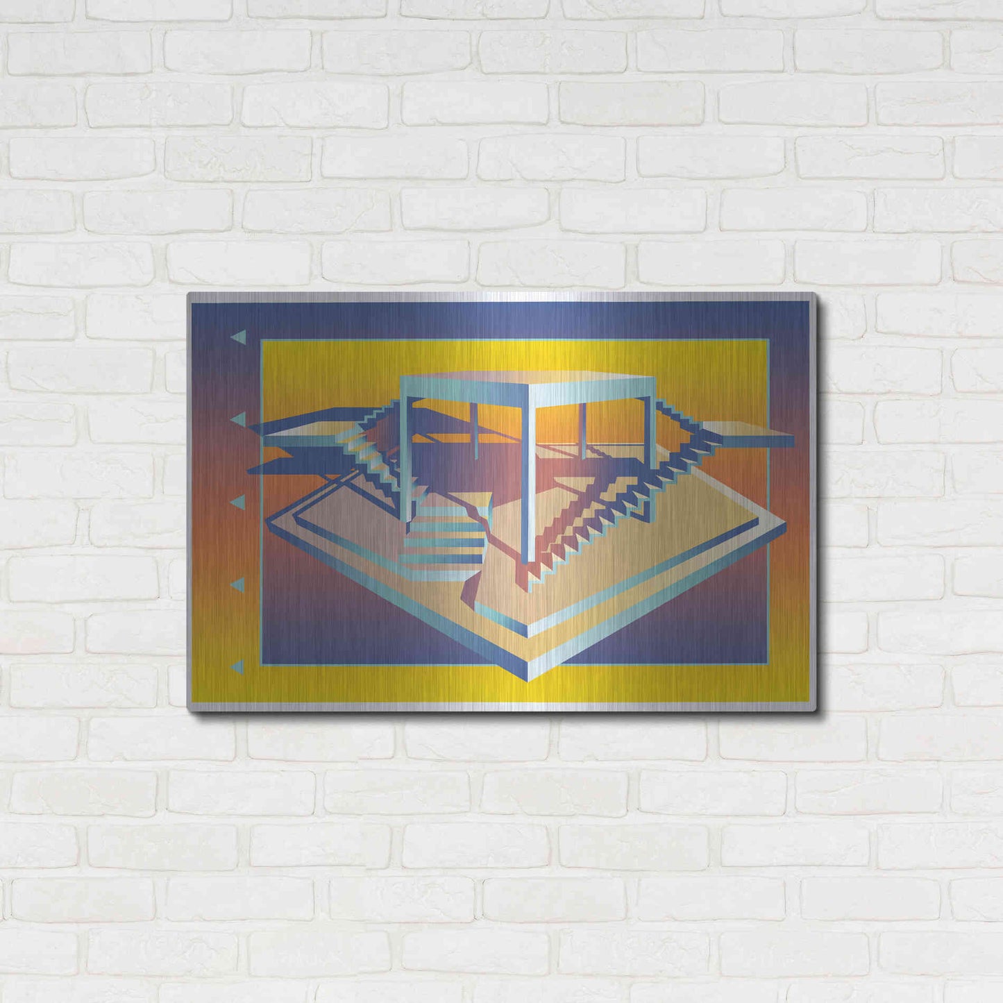 Luxe Metal Art 'Life Is But A Stage' by David Chestnutt, Metal Wall Art,36x24