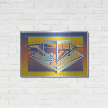 Luxe Metal Art 'Life Is But A Stage' by David Chestnutt, Metal Wall Art,36x24